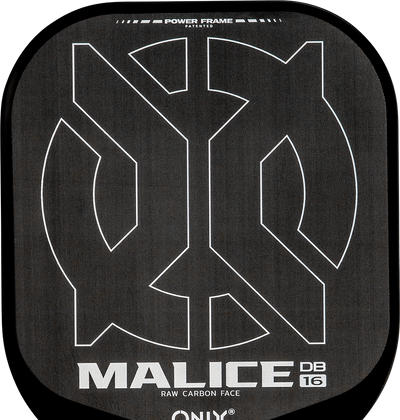 black raw carbon pickleball paddle